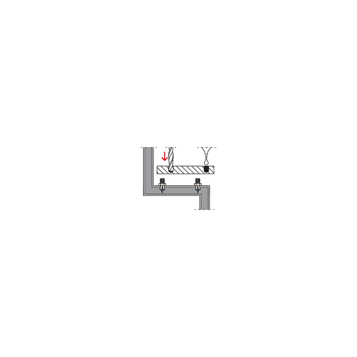 Stair tread fastener TBB – fischer (Product illustration 13)-12