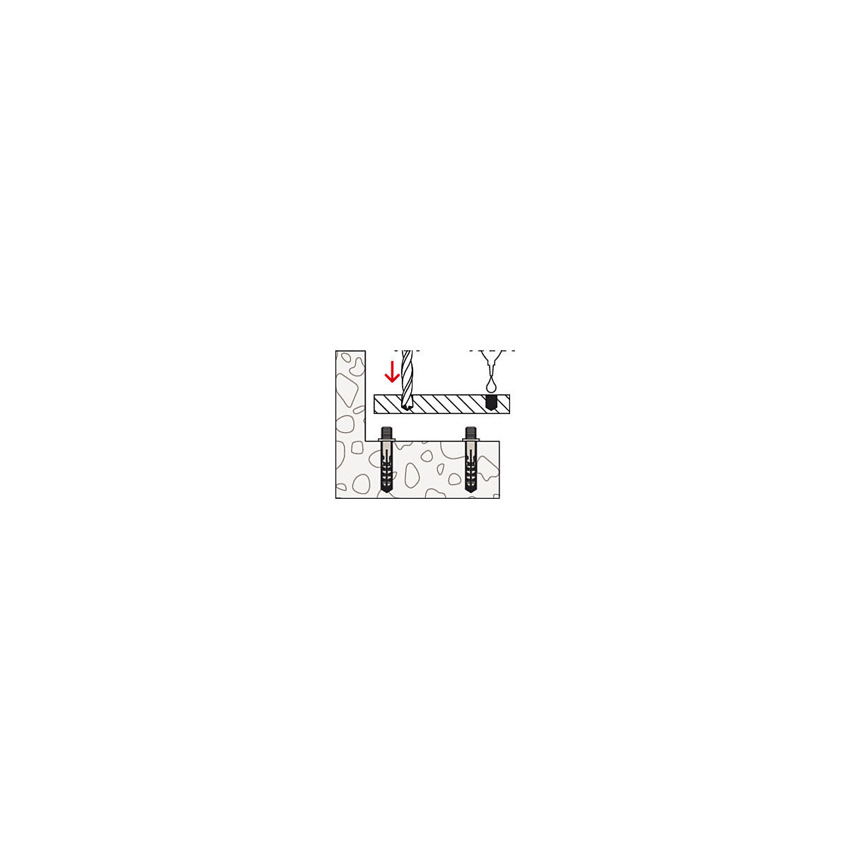 Stair tread fastener TB – fischer (Product illustration 4)-3
