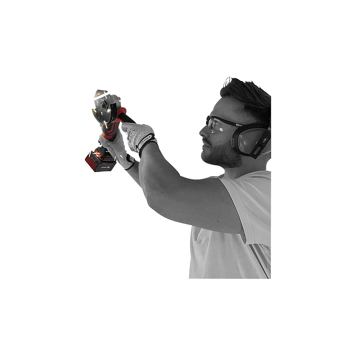 4-piece cordless angle grinder set – KS Tools (Product illustration 4)-3