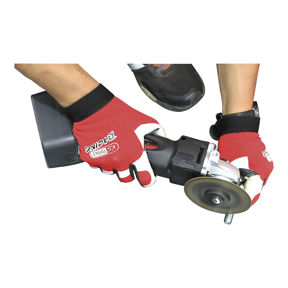 Cordless angle grinder set 5-piece – KS Tools (Product illustration 2)-1