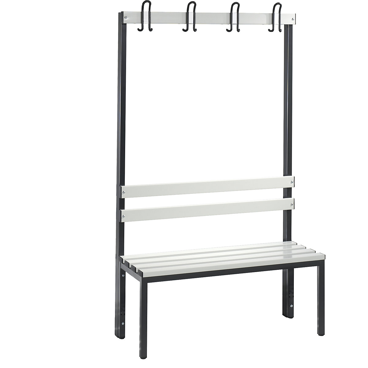 BASIC changing room bench, single sided - C+P