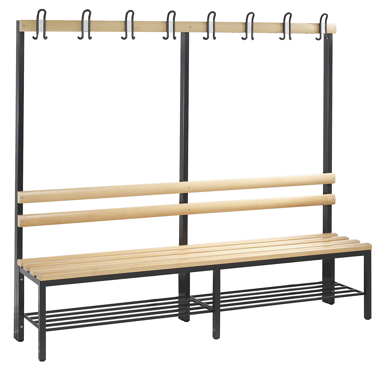BASIC changing room bench, single sided – C+P