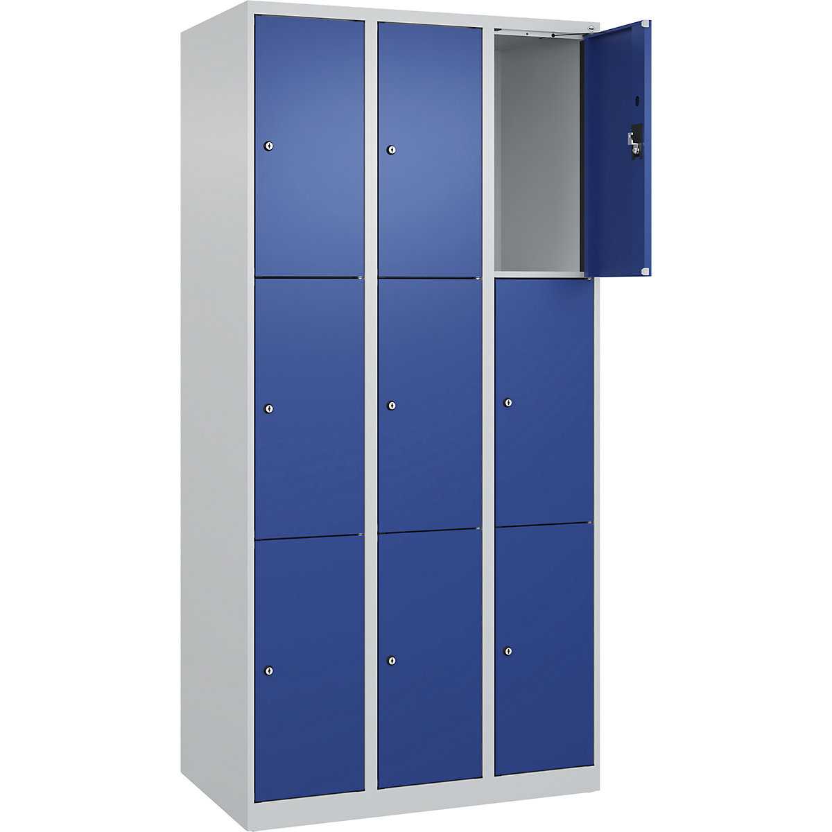 Evolo PLUS 3-fold compartment locker