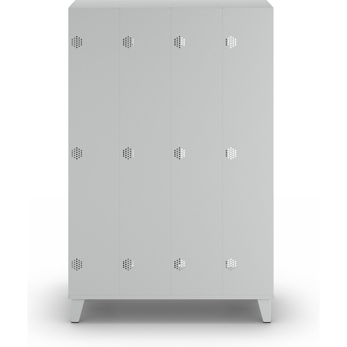 Munich 3-fold compartment locker – Wolf (Product illustration 5)-4