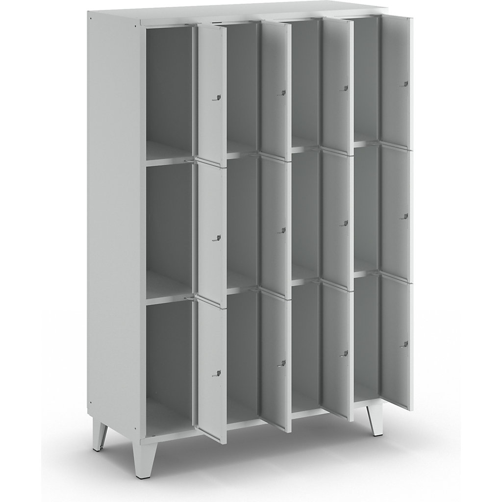 Munich 3-fold compartment locker – Wolf: 4 compartments | kaiserkraft IE