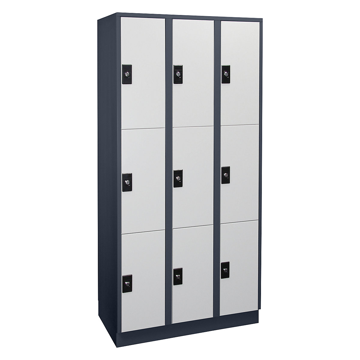 Stuttgart 3-fold compartment locker - Wolf