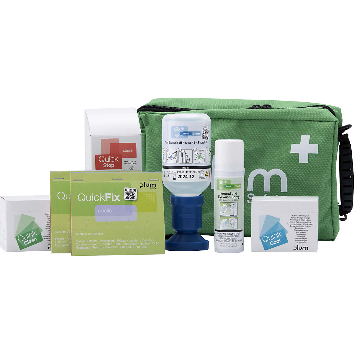 First aid bag - plum