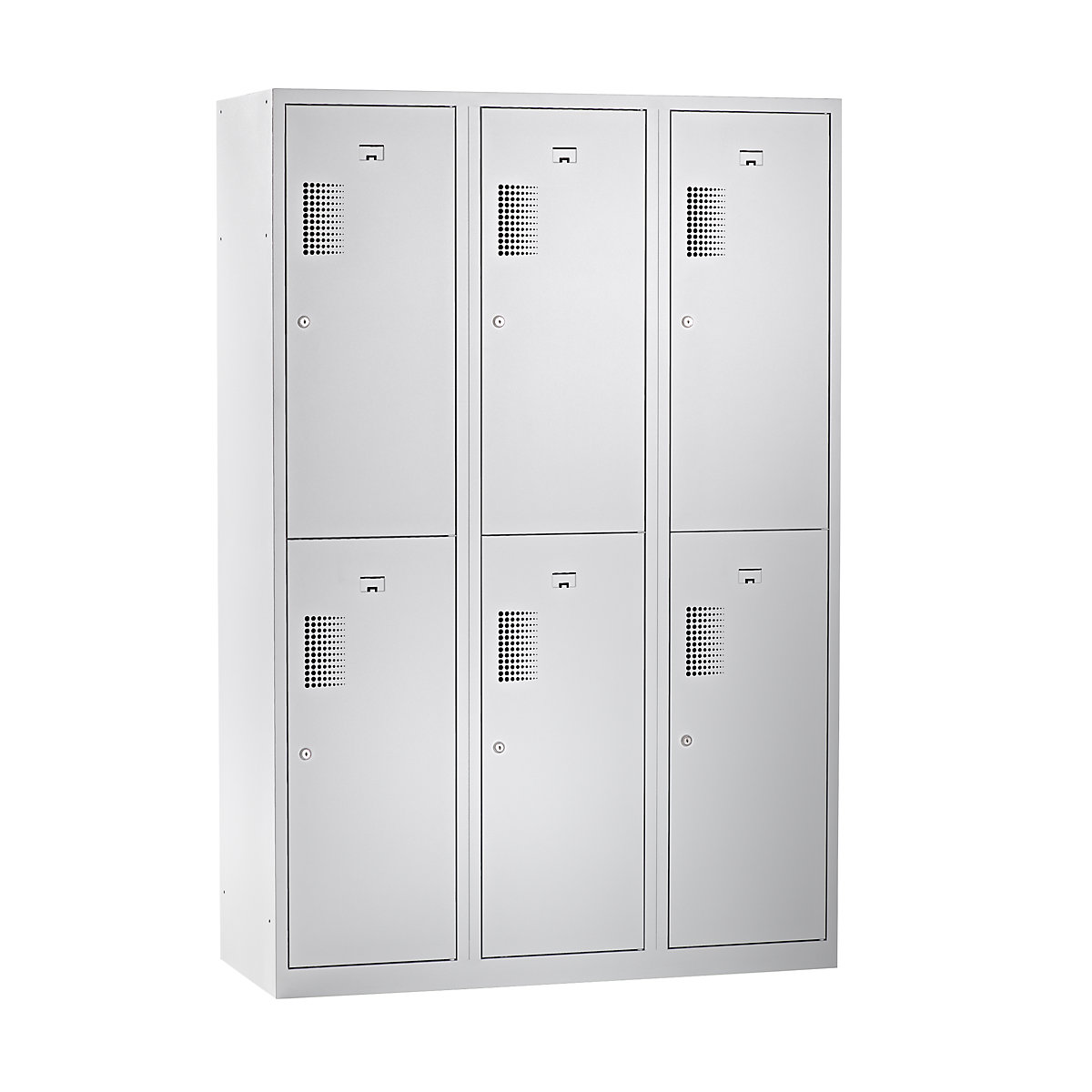 Amsterdam double deck clothes locker – eurokraft basic (Product illustration 3)-2