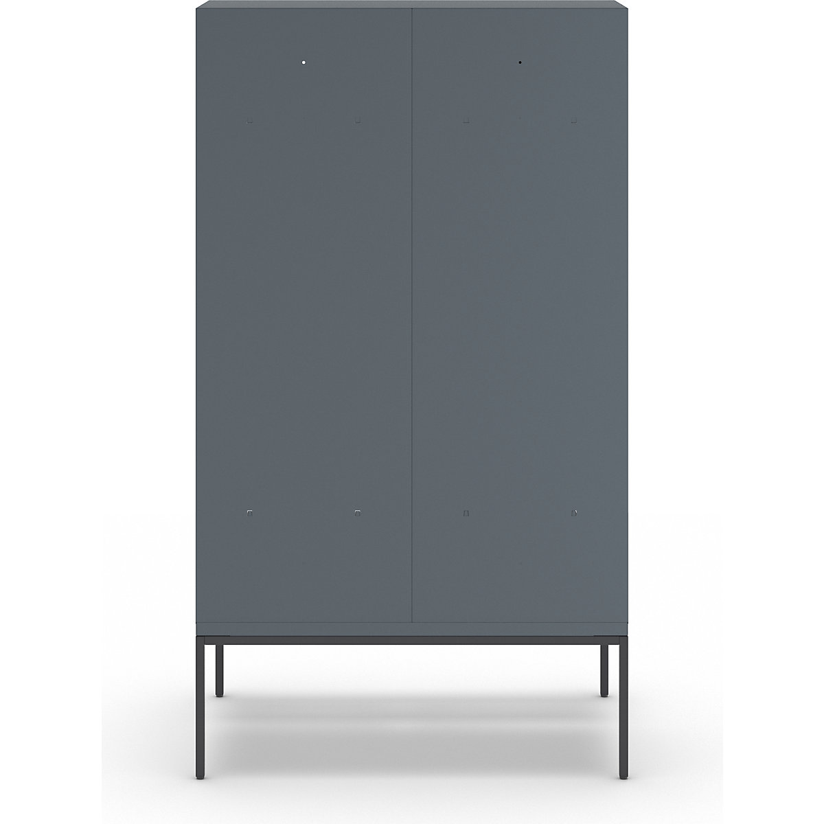 Berlin 1 clean and dirty locker with bench seat – Wolf (Product illustration 5)-4