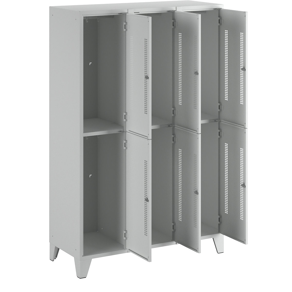 Berlin 1 double deck clothes locker – Wolf
