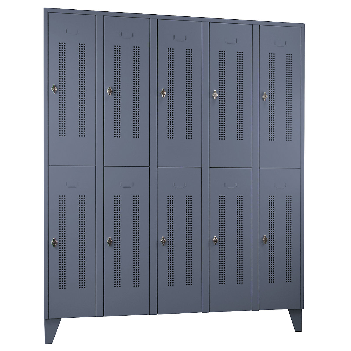 Berlin 1 double deck clothes locker - Wolf