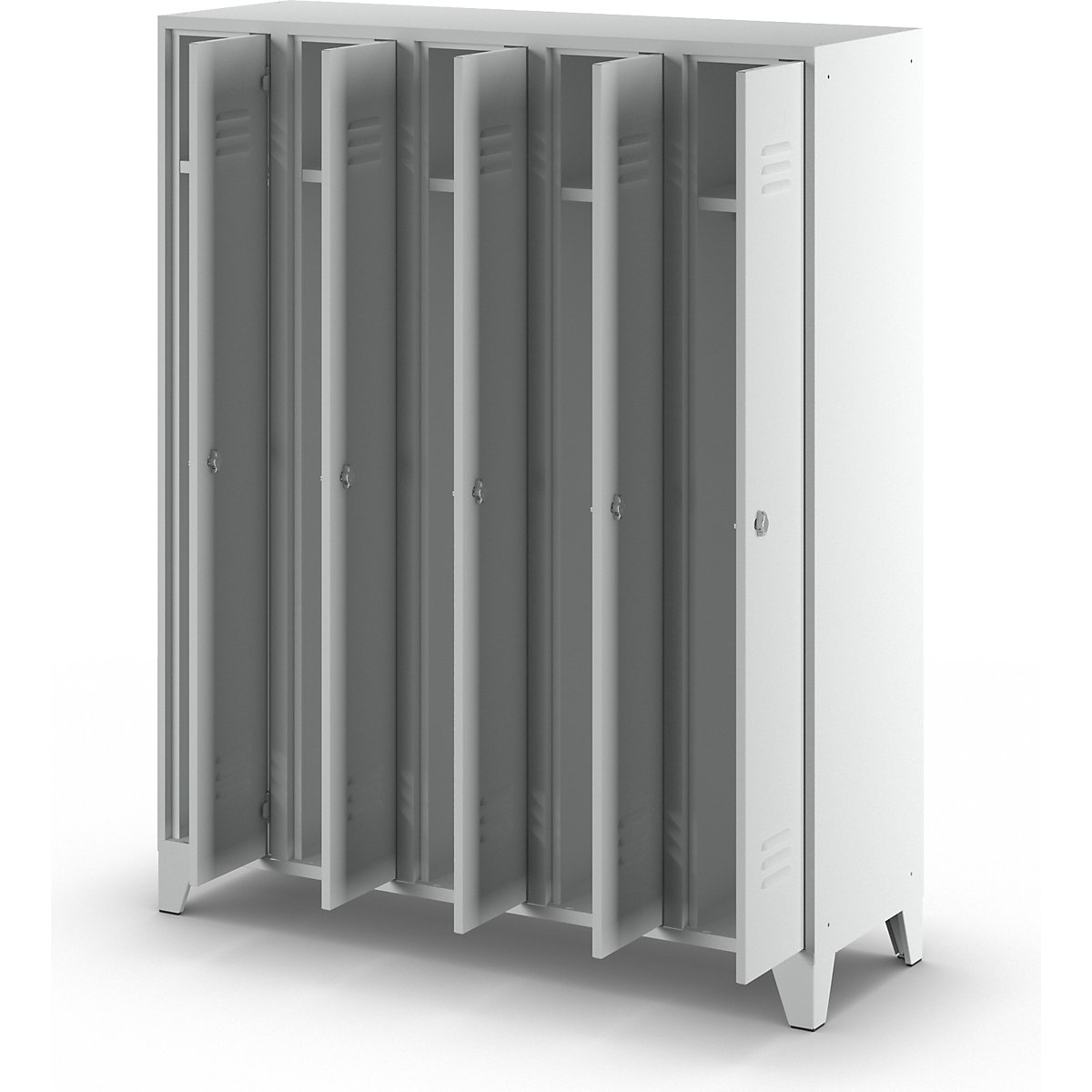 Berlin 2 clothes locker – Wolf (Product illustration 5)-4