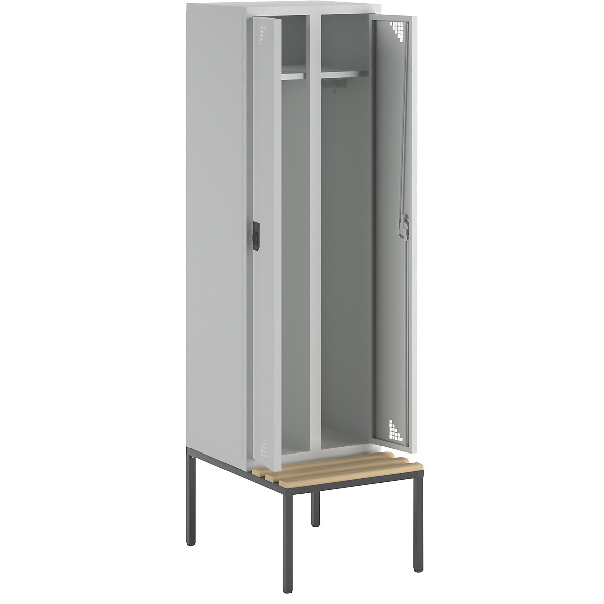 Bremen bench seat clothes locker - eurokraft pro
