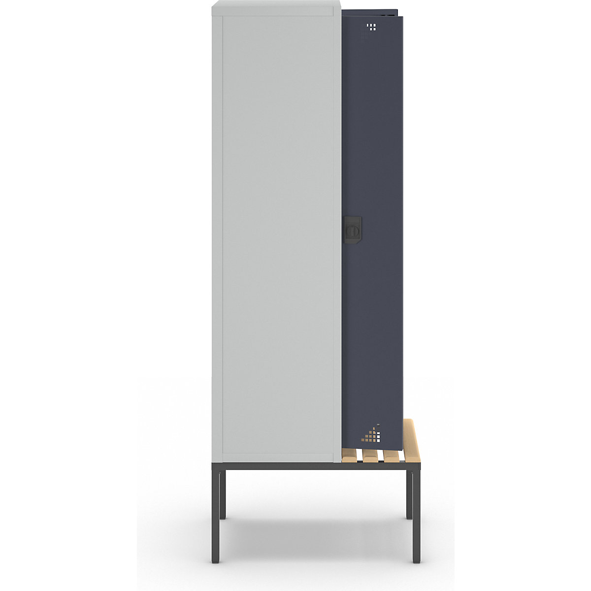 Bremen bench seat clothes locker – eurokraft pro (Product illustration 6)-5