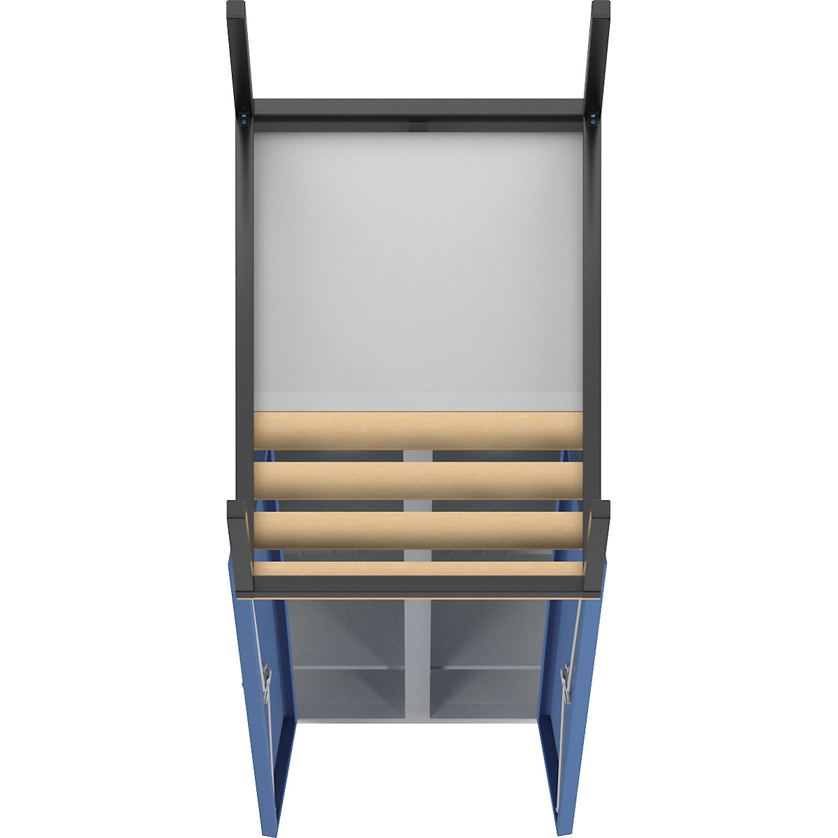 Bremen bench seat clothes locker – eurokraft pro (Product illustration 9)-8