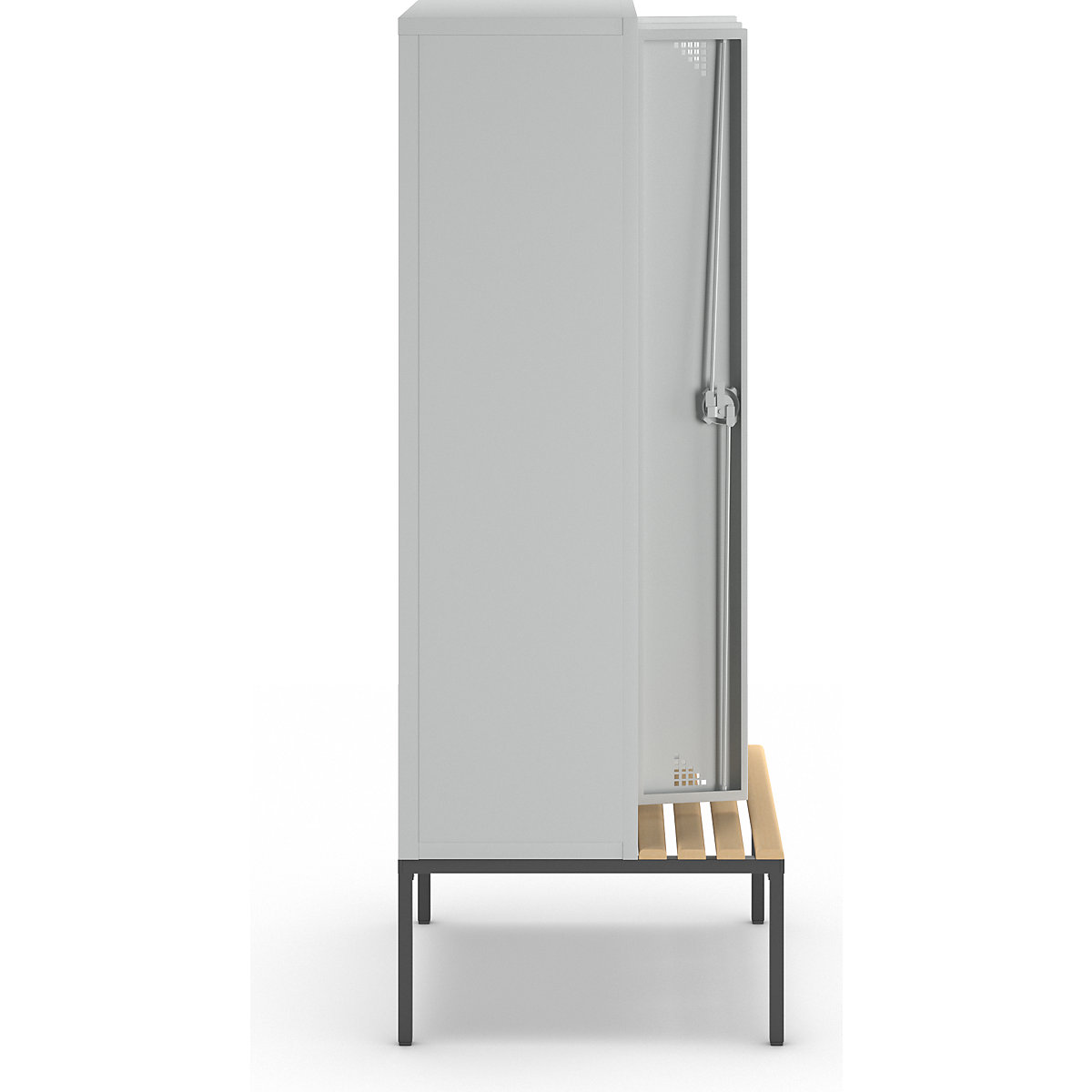 Bremen bench seat clothes locker – eurokraft pro (Product illustration 5)-4