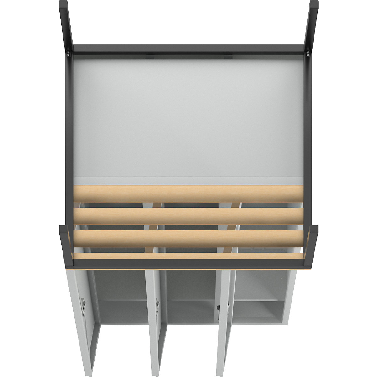 Bremen bench seat clothes locker – eurokraft pro (Product illustration 8)-7