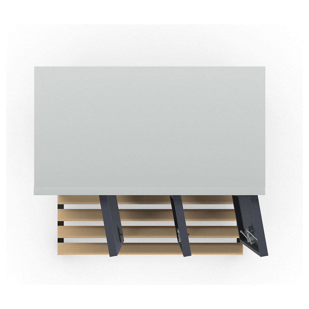 Bremen bench seat clothes locker – eurokraft pro (Product illustration 7)-6