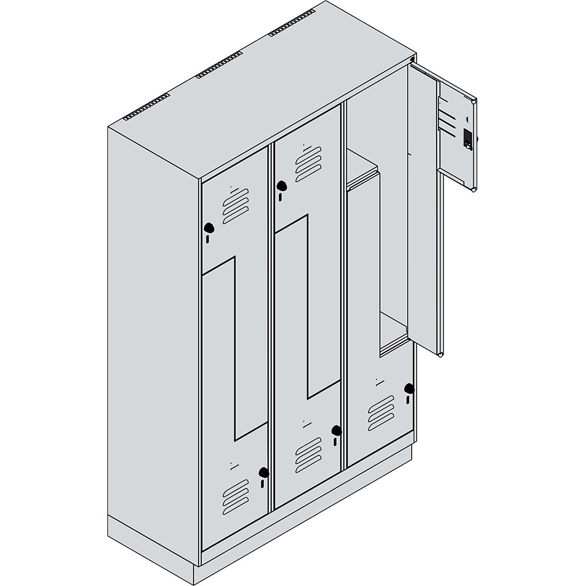 Classic PLUS Z locker – C+P (Product illustration 4)-3