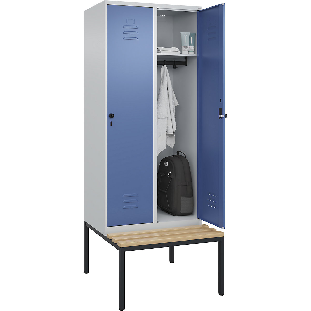 Classic PLUS bench seat clothes locker – C+P