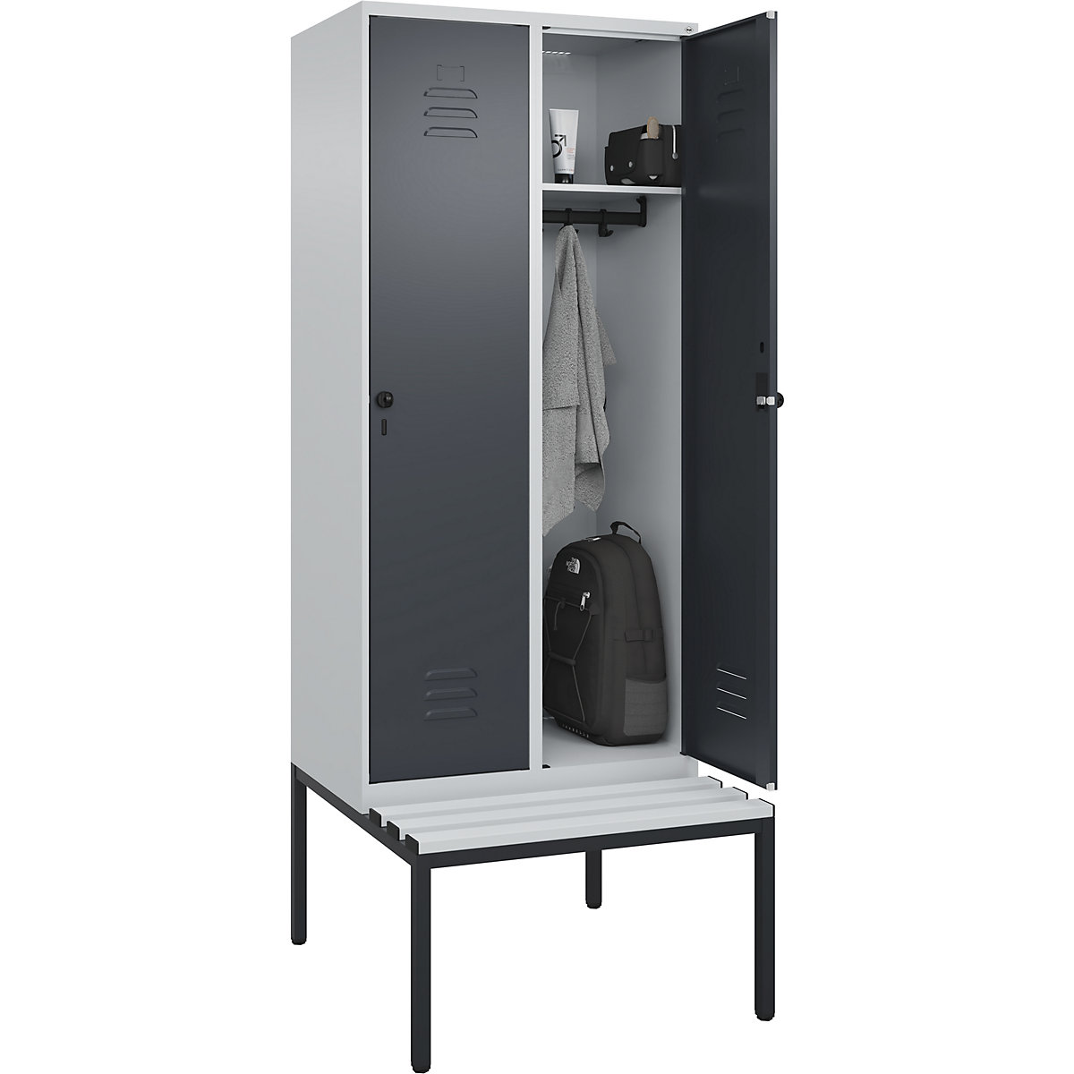 Classic PLUS bench seat clothes locker – C+P
