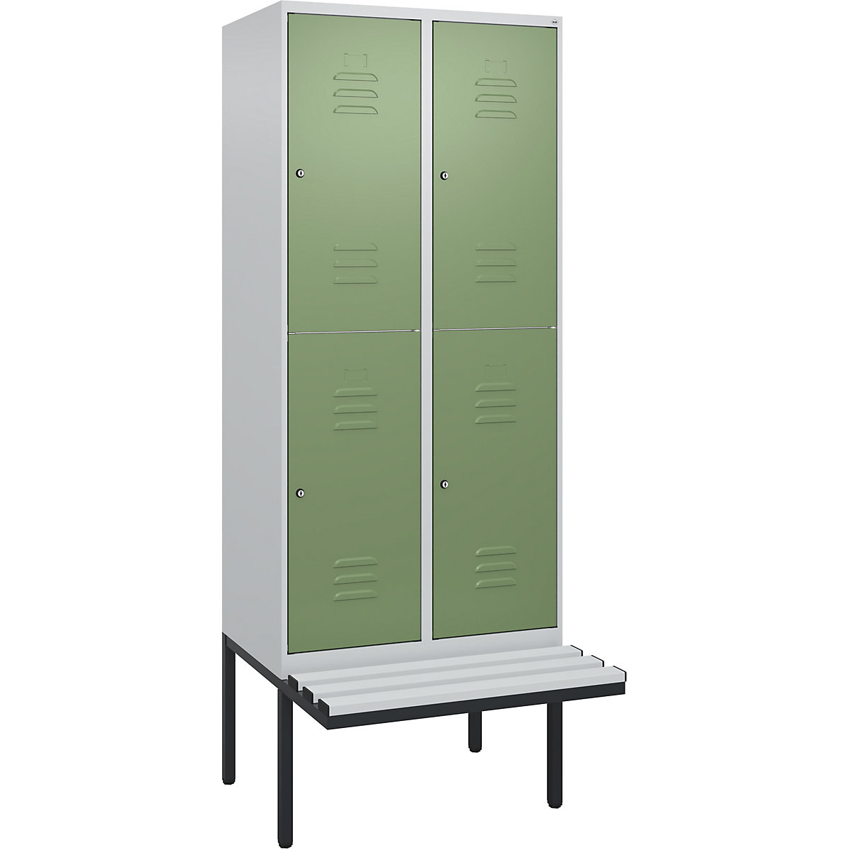 Classic PLUS bench seat double deck clothes locker – C+P (Product illustration 5)-4