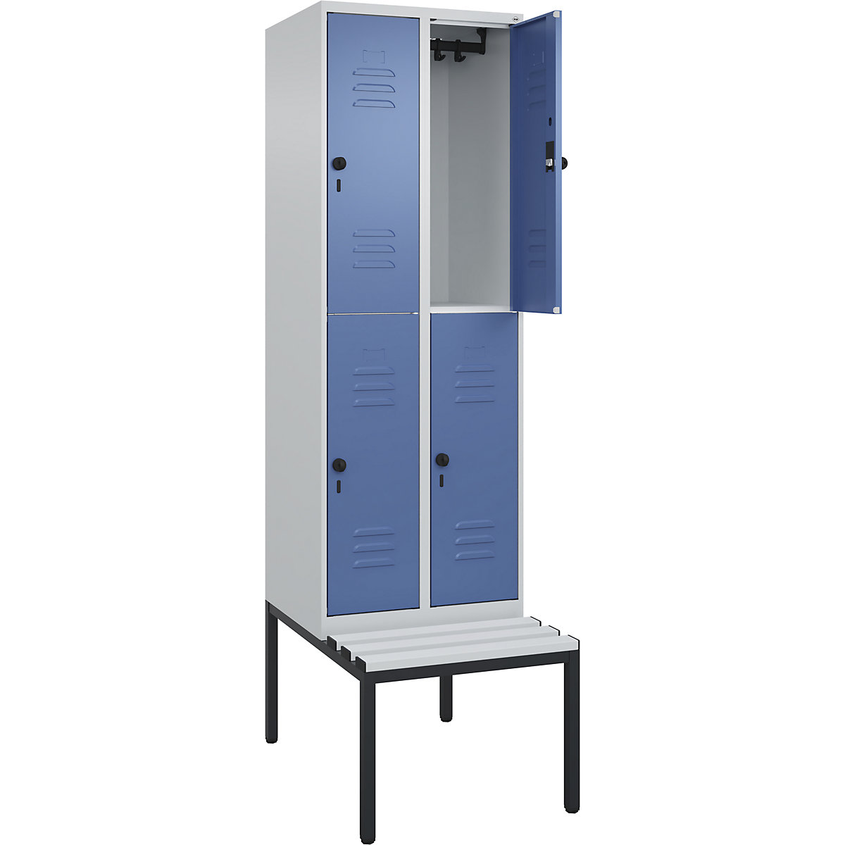 Classic PLUS bench seat double deck clothes locker – C+P (Product illustration 5)-4