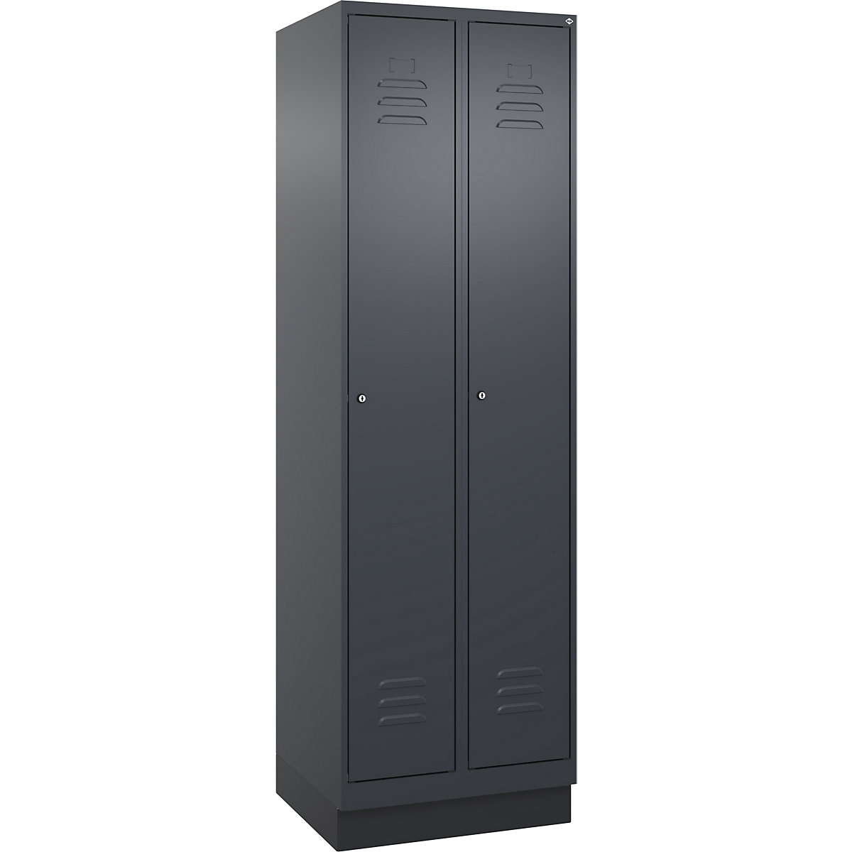 Classic PLUS clean and dirty clothes locker, narrow – C+P (Product illustration 5)-4