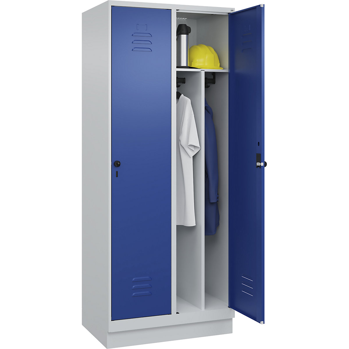 Classic PLUS clean and dirty clothes locker, narrow – C+P