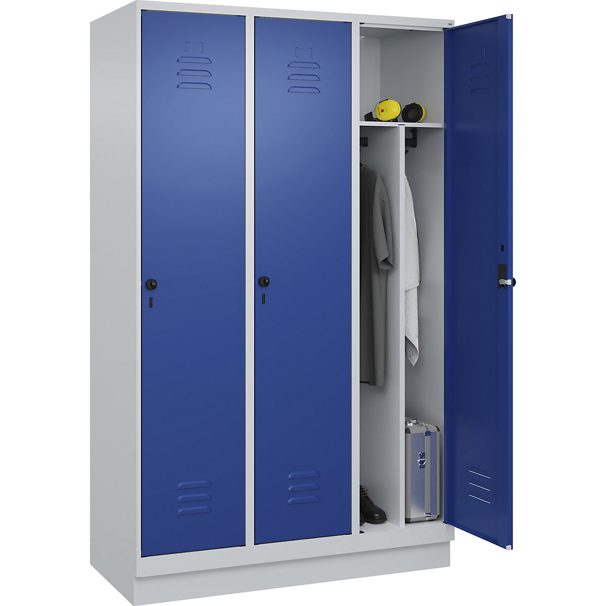 Classic PLUS clean and dirty clothes locker, narrow – C+P