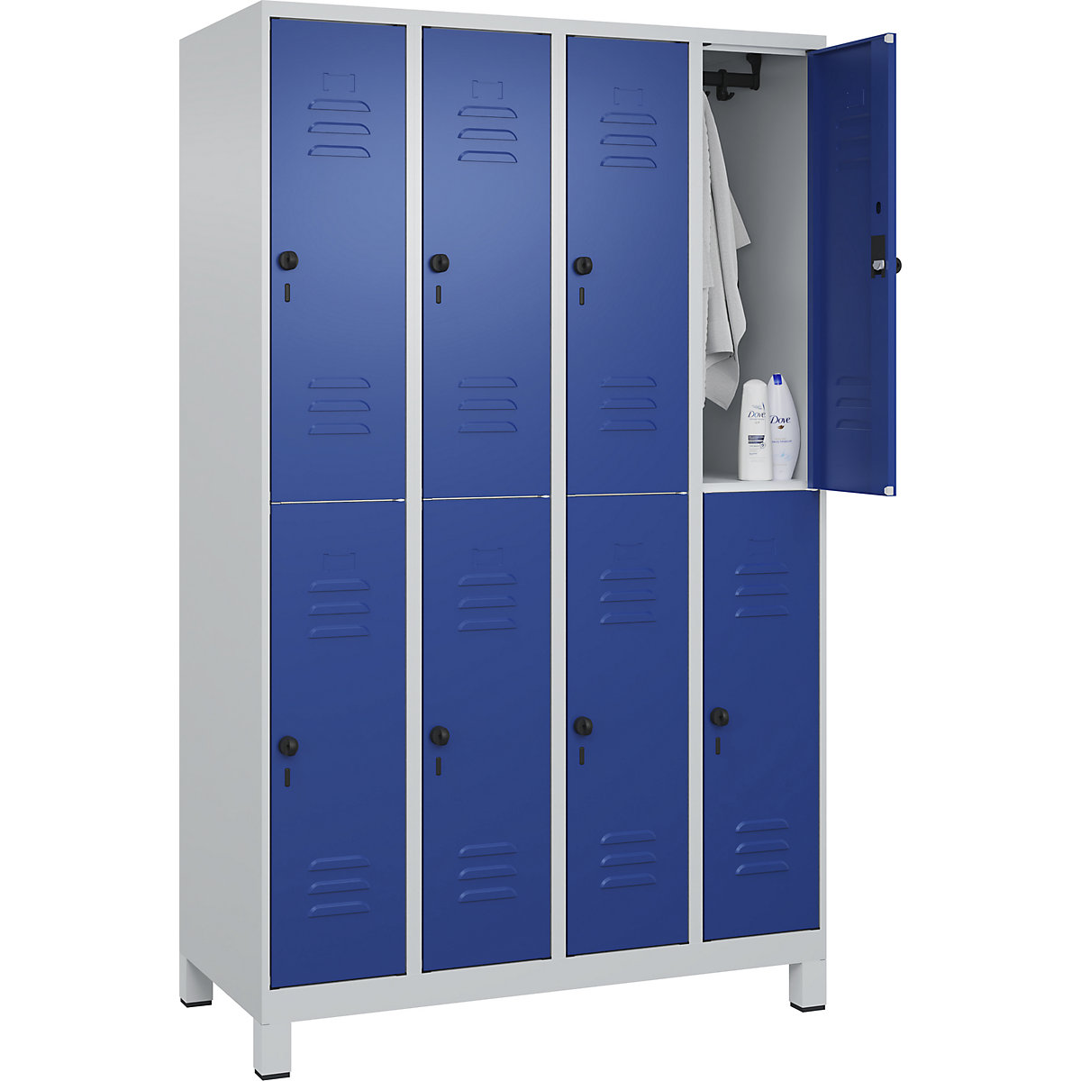 Classic PLUS double deck clothes locker - C+P