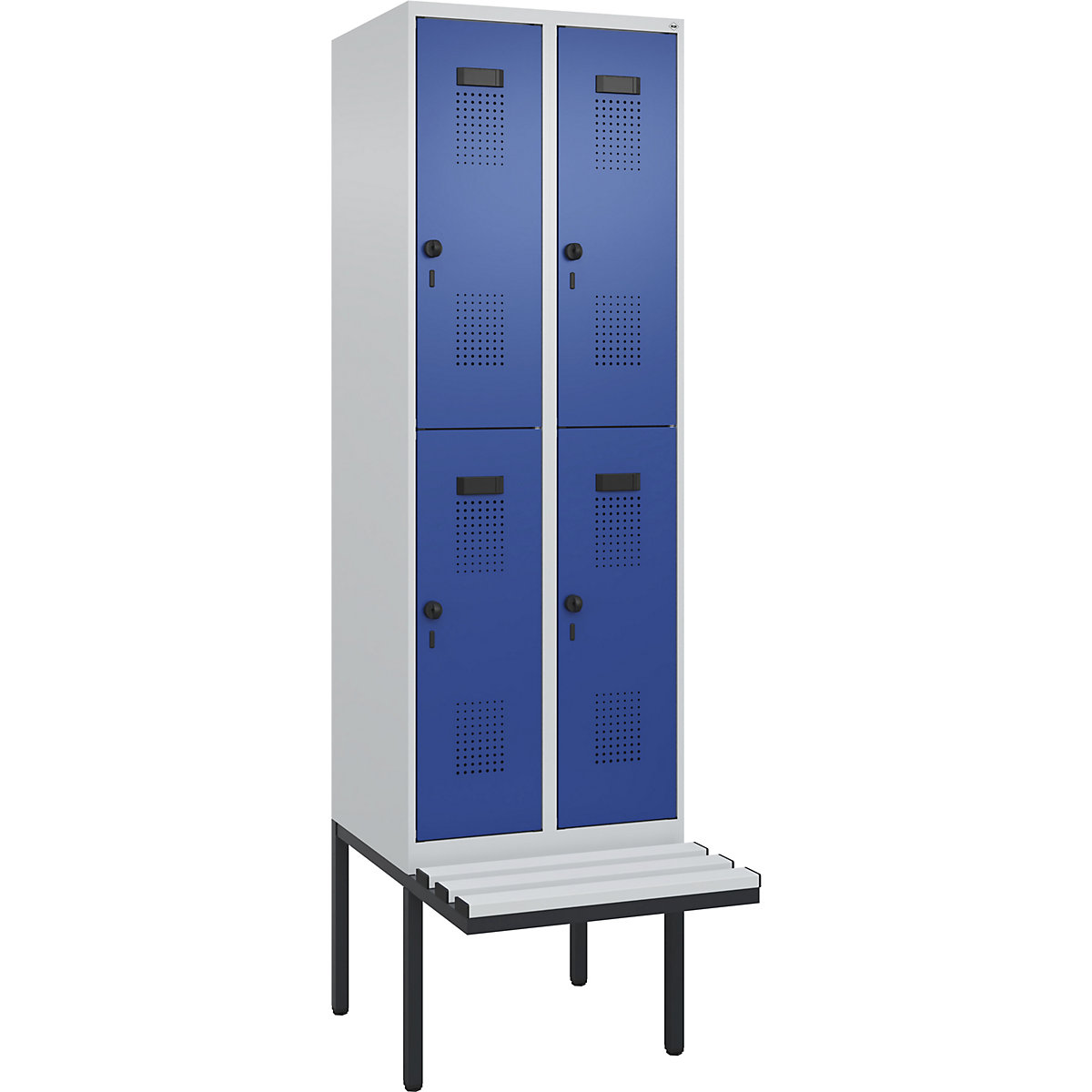 Evolo PLUS bench seat double deck clothes locker (Product illustration 2)-1