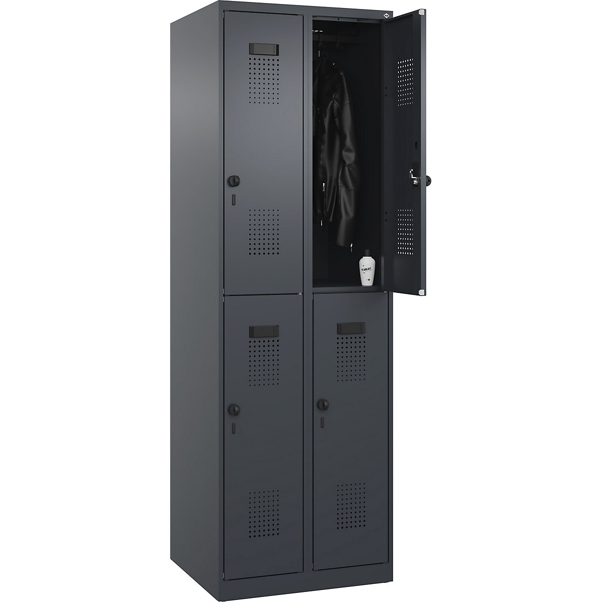 Evolo PLUS double deck clothes locker – C+P (Product illustration 2)-1