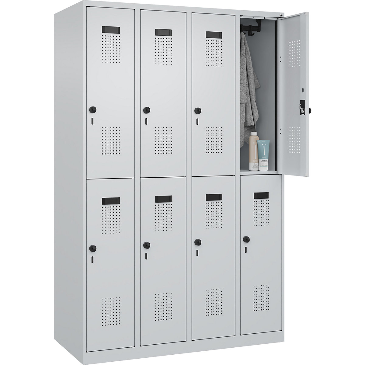Evolo PLUS double deck clothes locker – C+P (Product illustration 3)-2