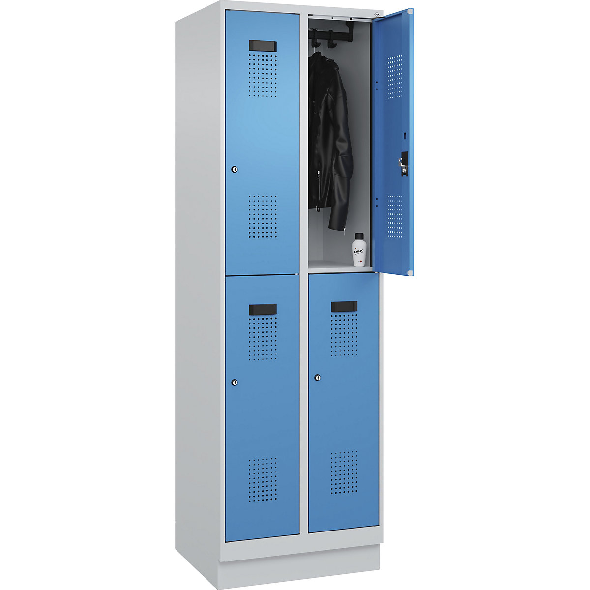 Evolo PLUS double deck clothes locker – C+P (Product illustration 2)-1