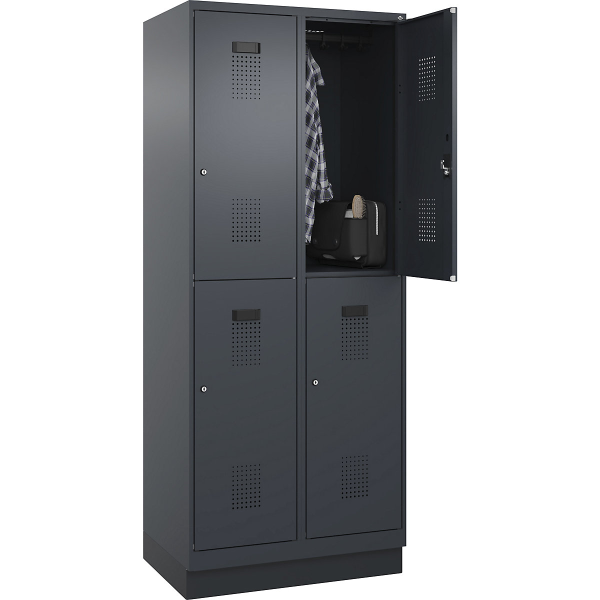 Evolo PLUS double deck clothes locker – C+P (Product illustration 2)-1