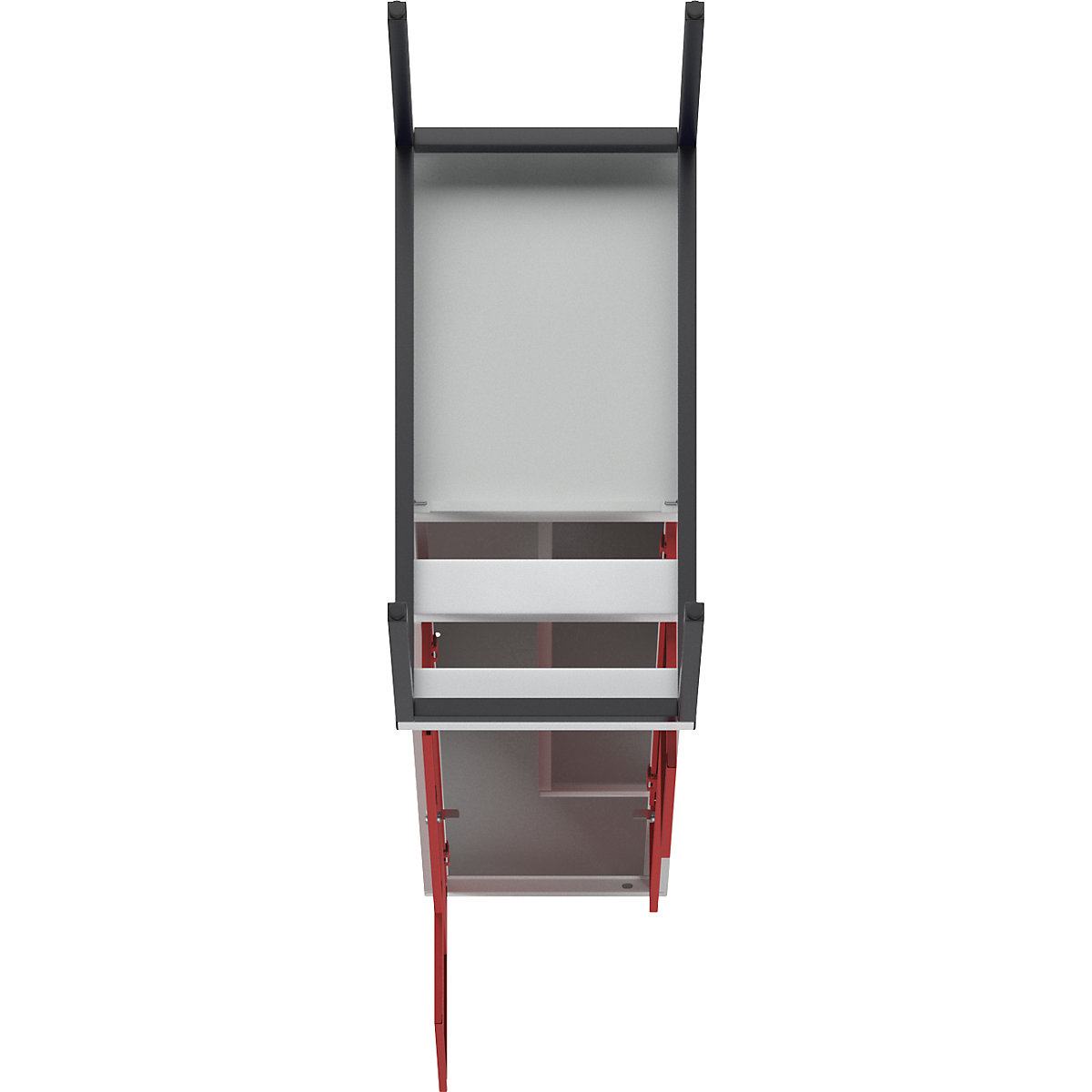 München Z locker with bench seat – Wolf (Product illustration 6)-5