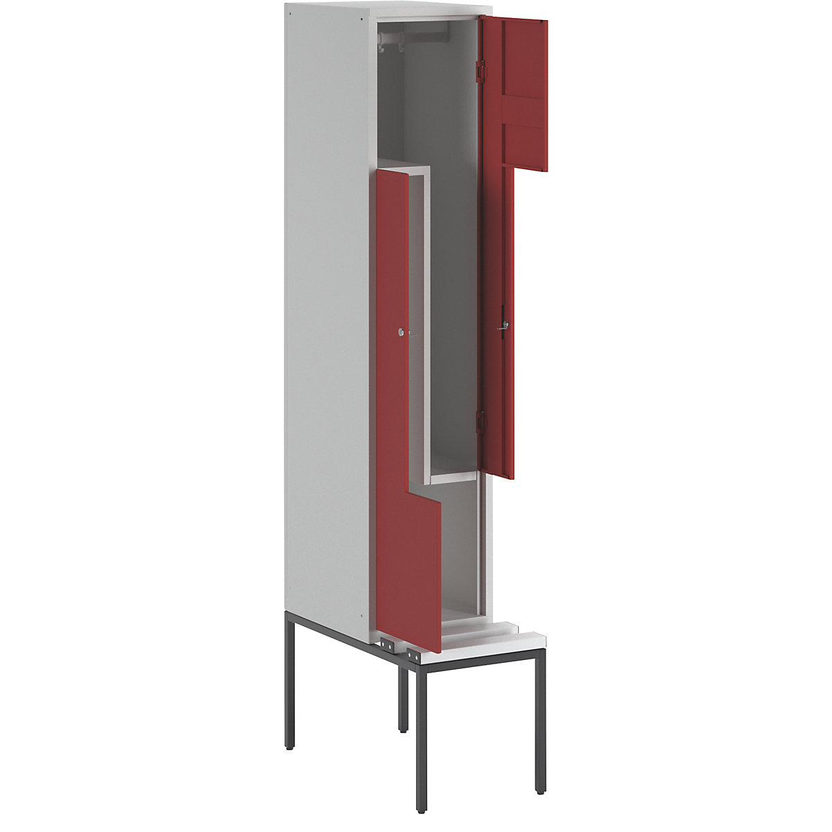 München Z locker with bench seat – Wolf