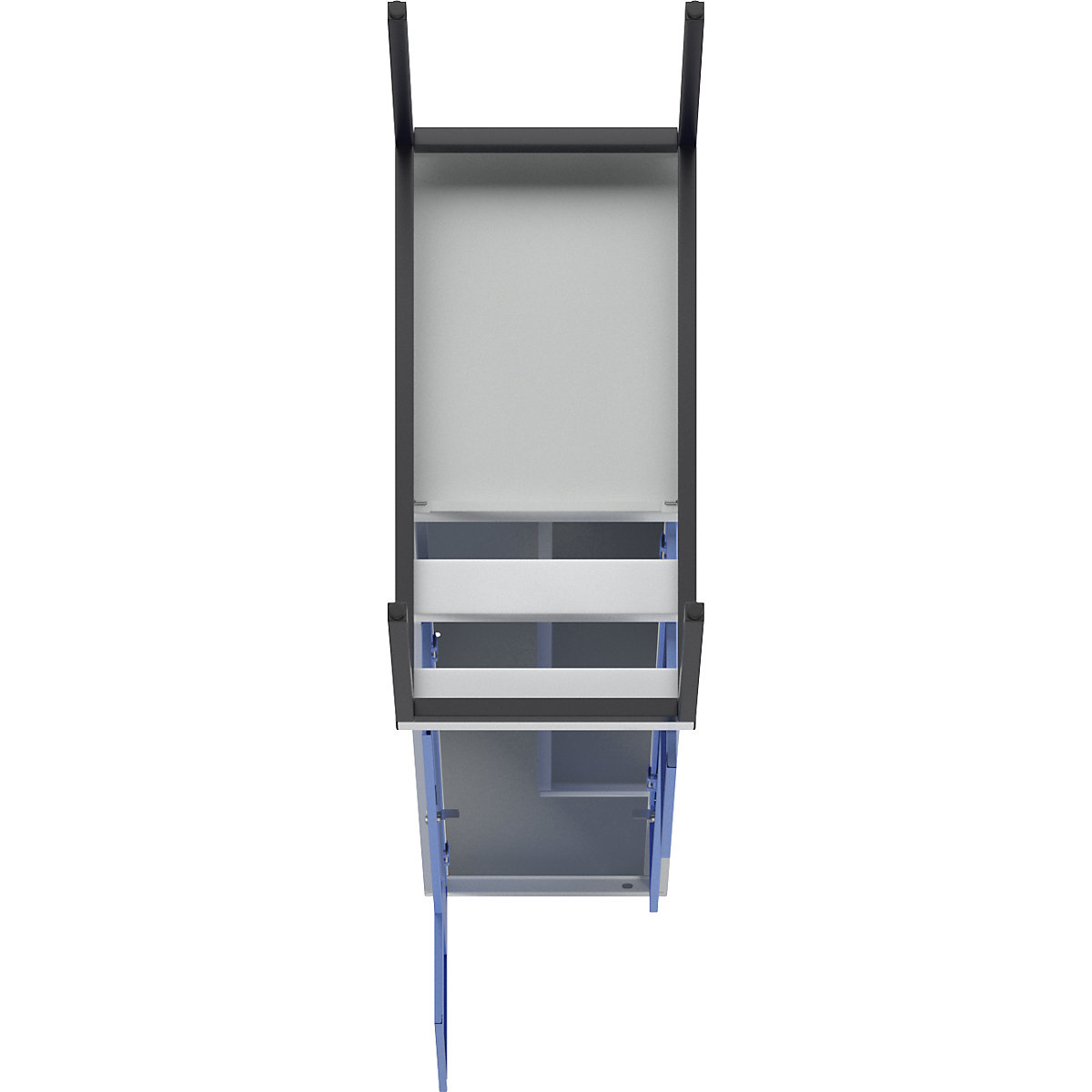 München Z locker with bench seat – Wolf (Product illustration 6)-5