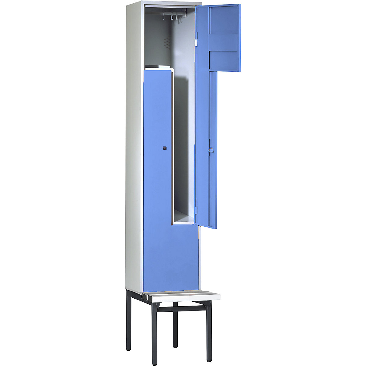 München Z locker with bench seat – Wolf (Product illustration 8)-7