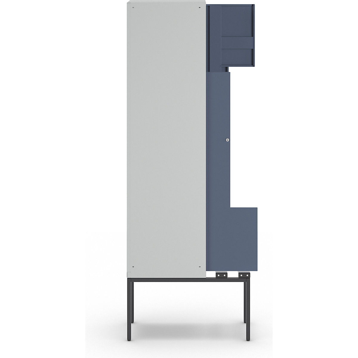 München Z locker with bench seat – Wolf (Product illustration 3)-2