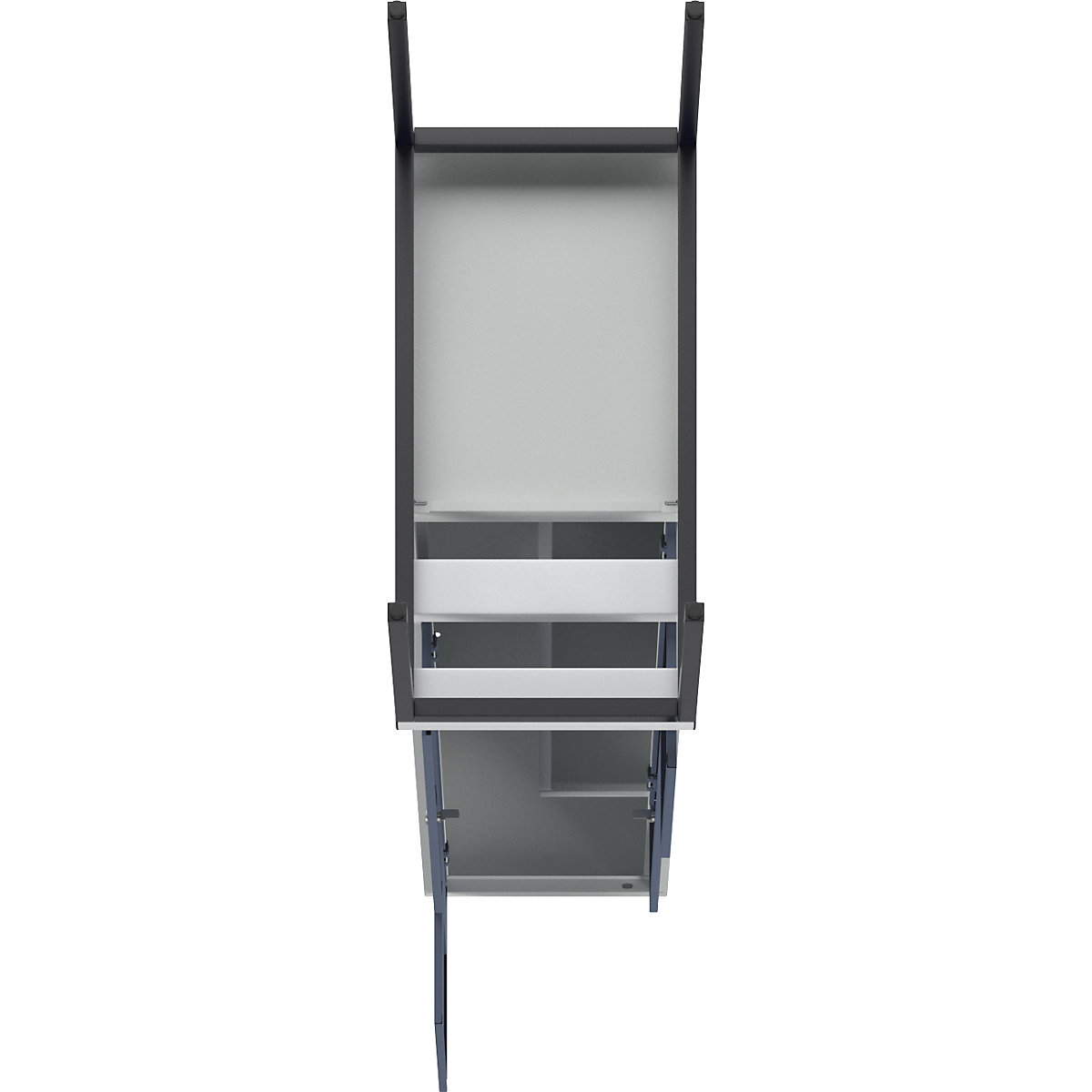 München Z locker with bench seat – Wolf (Product illustration 6)-5