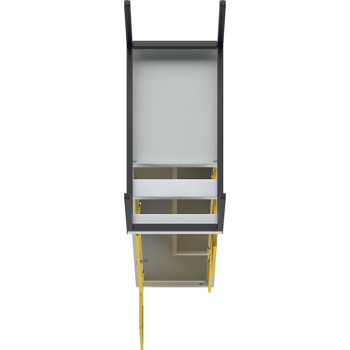 München Z locker with bench seat – Wolf (Product illustration 6)-5