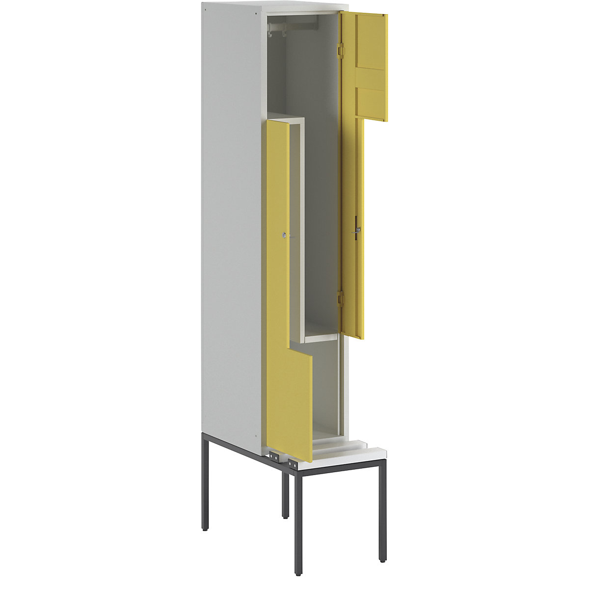 München Z locker with bench seat – Wolf