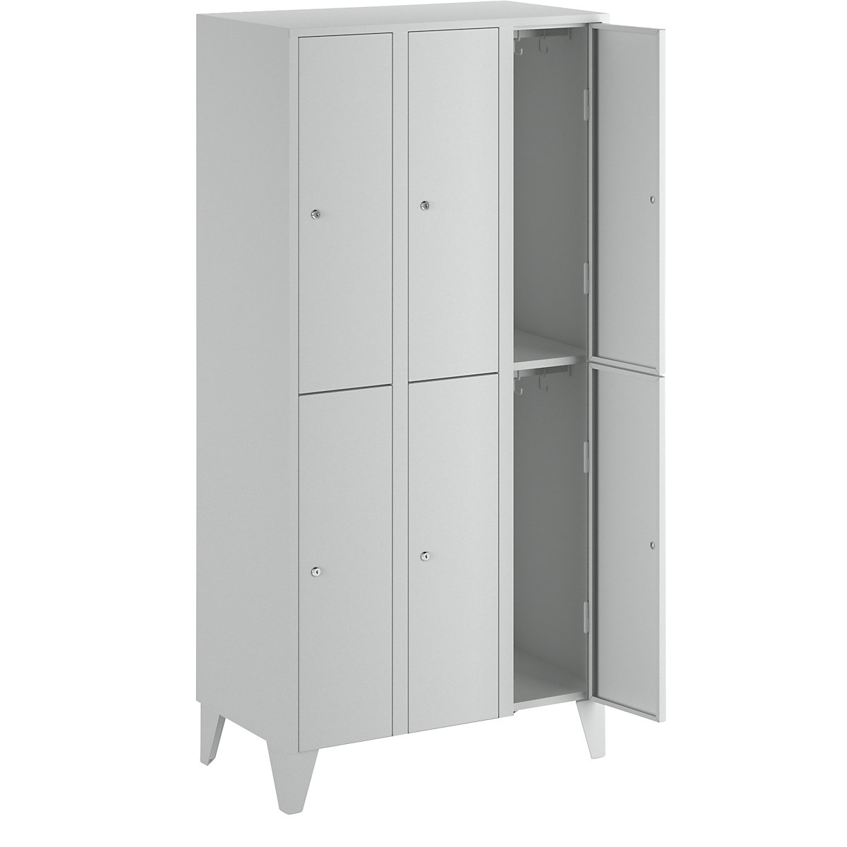 München double deck clothes locker – Wolf