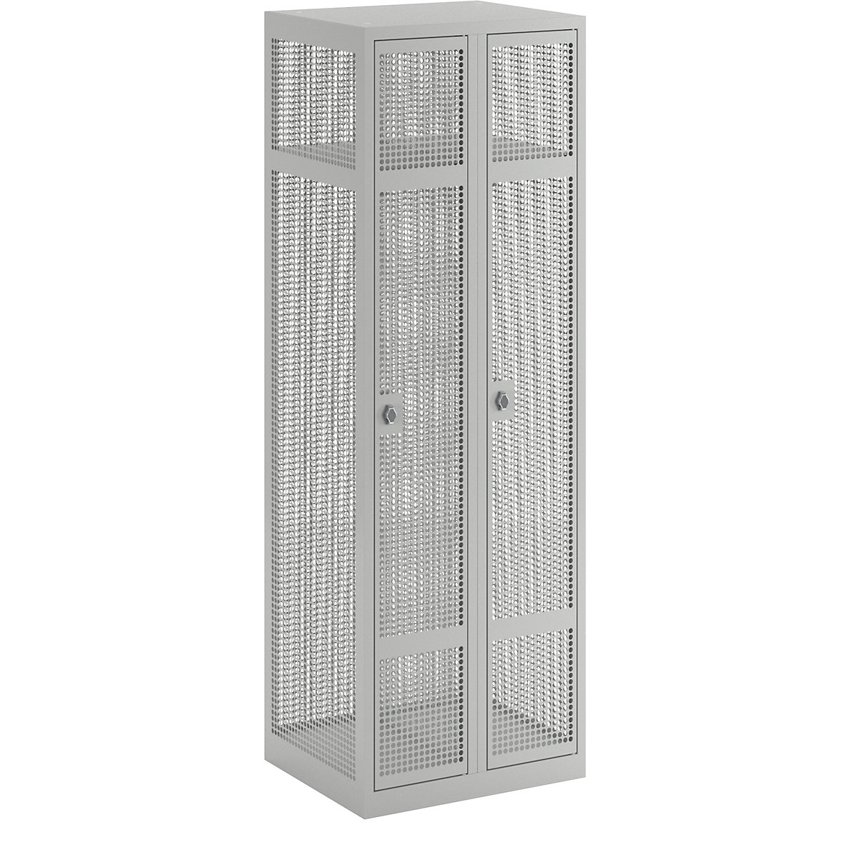 Perforated sheet steel locker - eurokraft pro