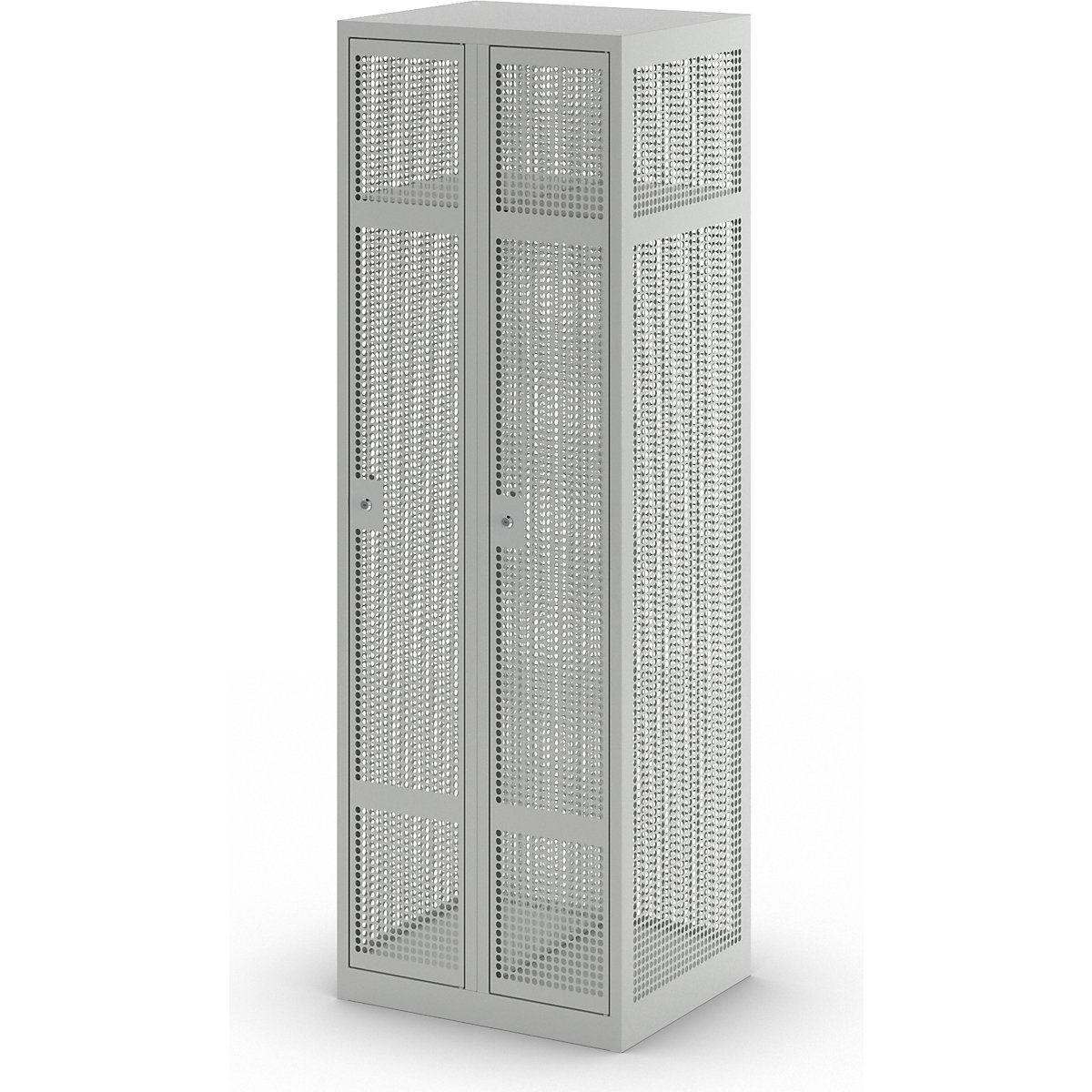 Perforated sheet steel locker – eurokraft pro (Product illustration 9)-8