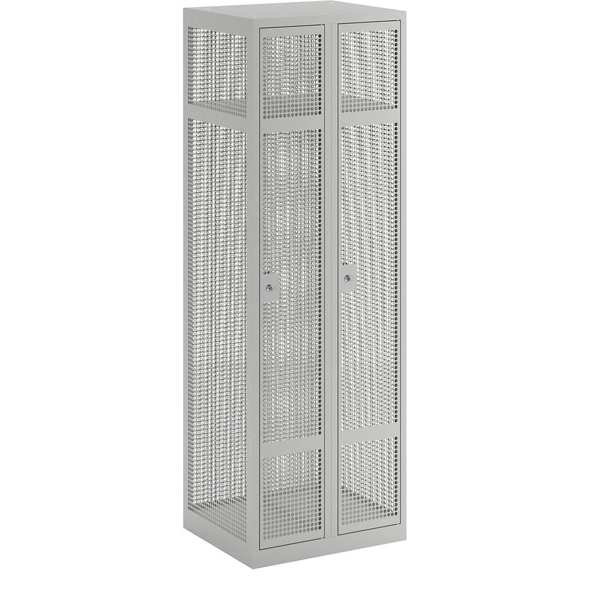 Perforated sheet steel locker – eurokraft pro