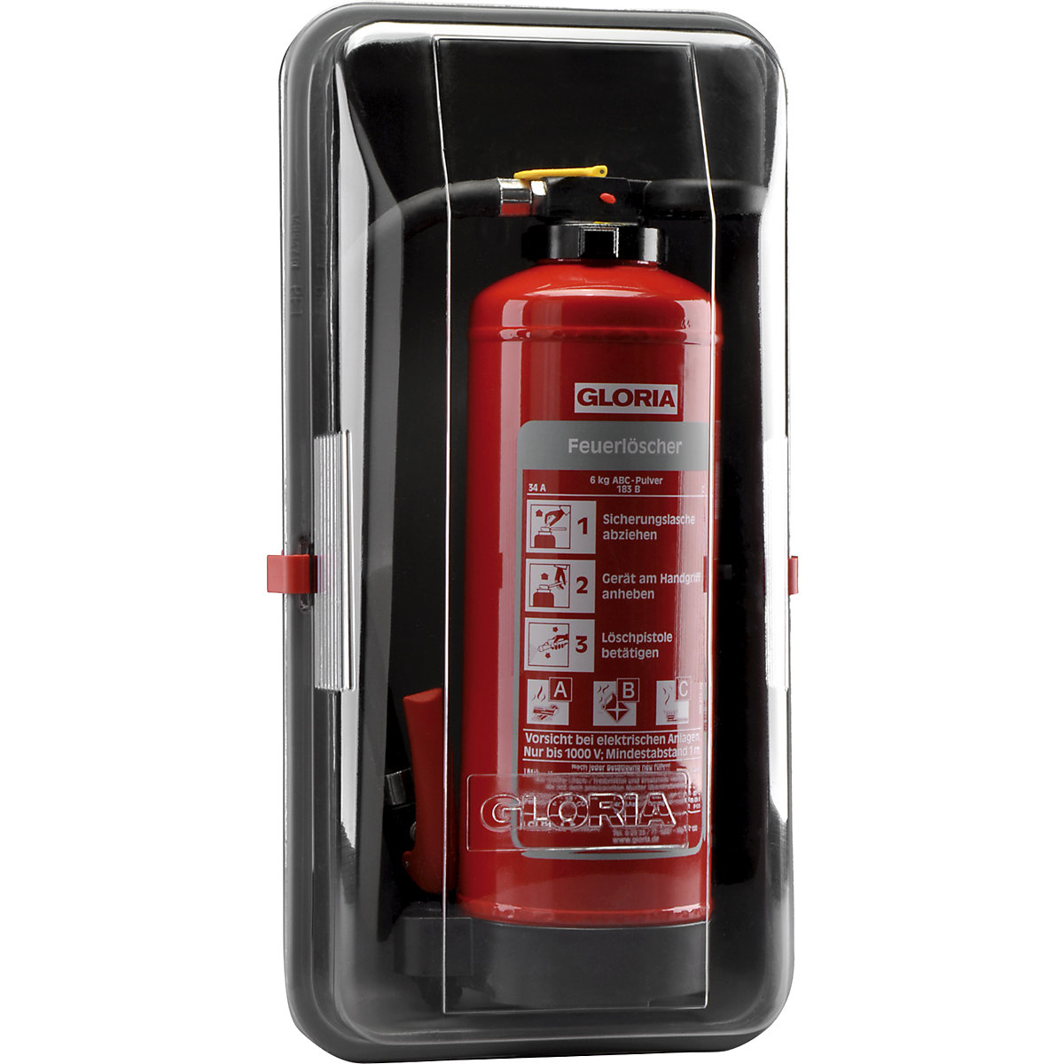 Protective plastic extinguisher cover - GLORIA