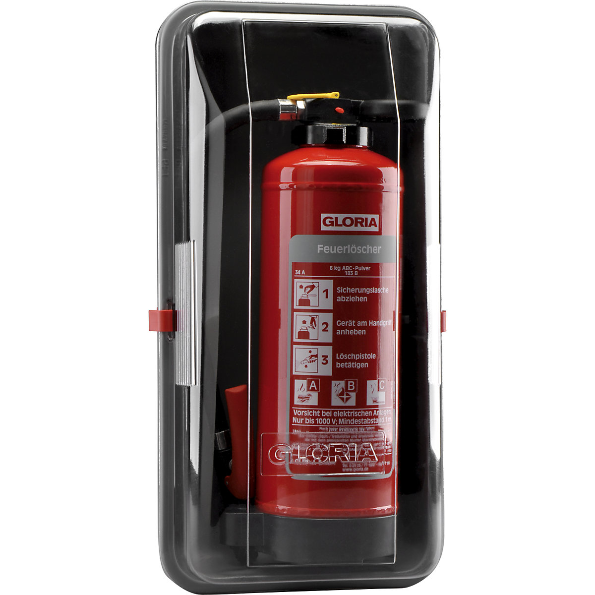 Protective plastic extinguisher cover - GLORIA